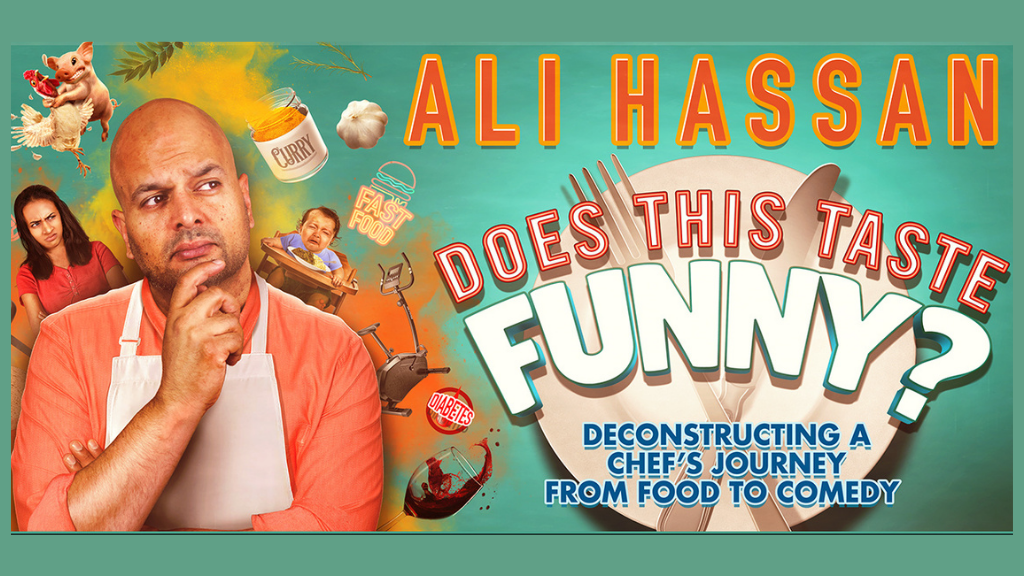 Ali Hassan Does This Taste Funny Train Wreck Comedy Creekside Theatre